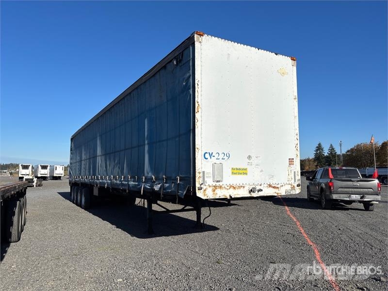 Trailmobile 53 ft Quad/A Curtain Side Trailer Remolques de caja de lona