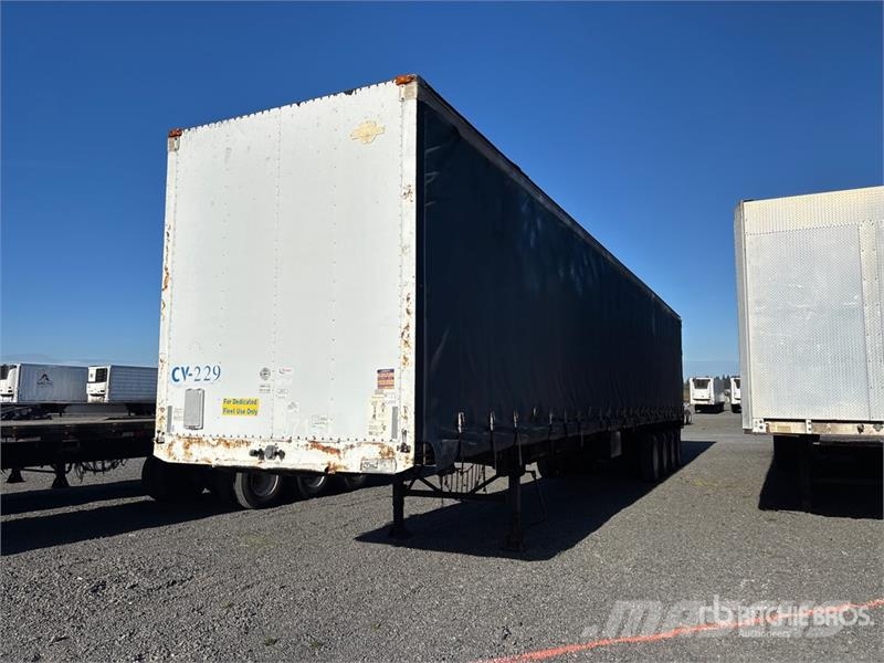 Trailmobile 53 ft Quad/A Curtain Side Trailer Remolques de caja de lona
