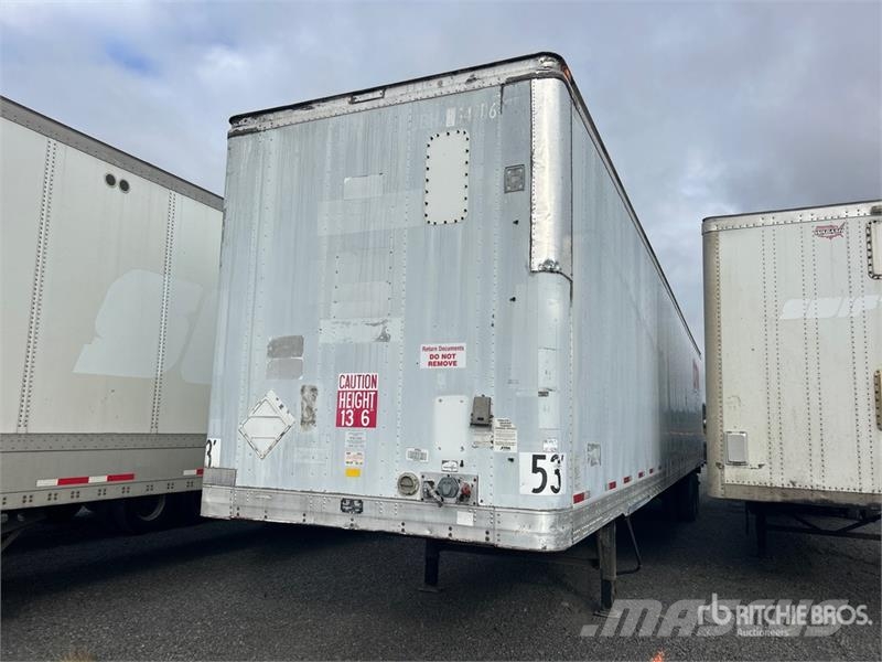 Trailmobile 53 ft x 102 in T/A Van Trailer Furgons