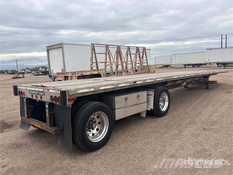 Transcraft 48 ft Spread axle 10'6 Flatbed Trailer Lavaperävaunut