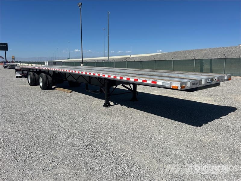 Transcraft 53 ft T/A Flatbed Trailer 自卸半挂车