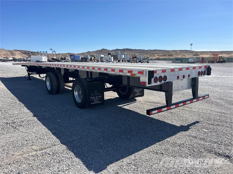Transcraft 53 ft T/A Flatbed Trailer 自卸半挂车