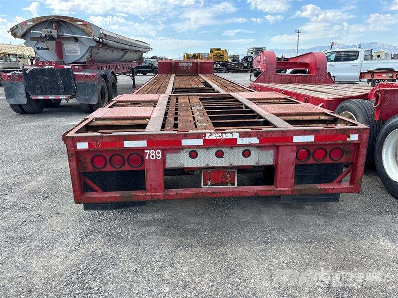 Transcraft DDTL24-48 35 ton 48 ft T/A Step Deck Trailer Blokvogn