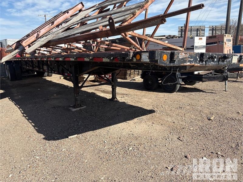 Transcraft TL90K 45 ft T/A Flatbed Trailer Platós / Ponyvás pótkocsik