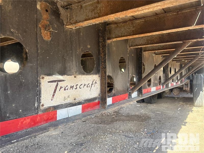 Transcraft TL90K 45 ft T/A Flatbed Trailer Platós / Ponyvás pótkocsik