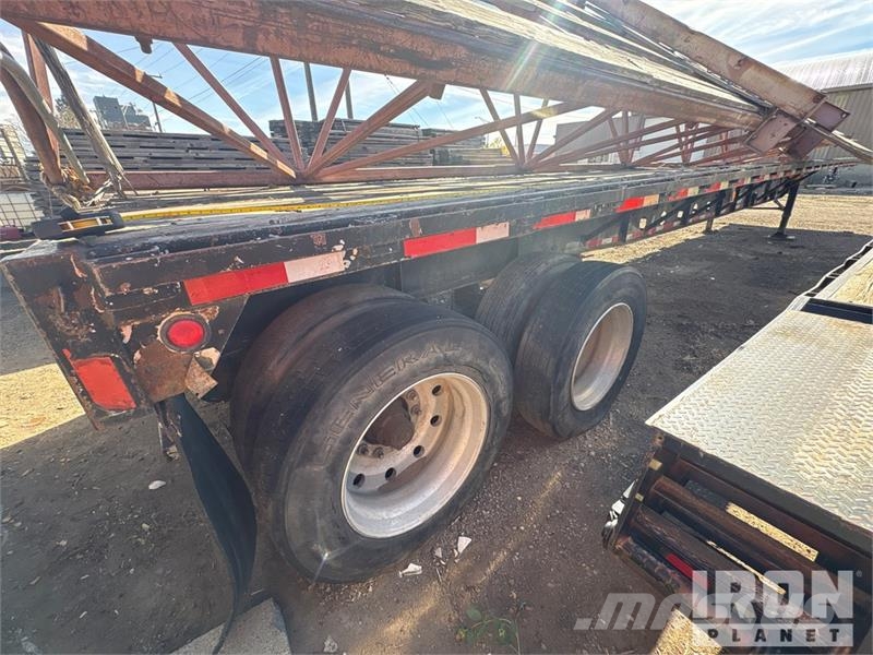 Transcraft TL90K 45 ft T/A Flatbed Trailer Platós / Ponyvás pótkocsik