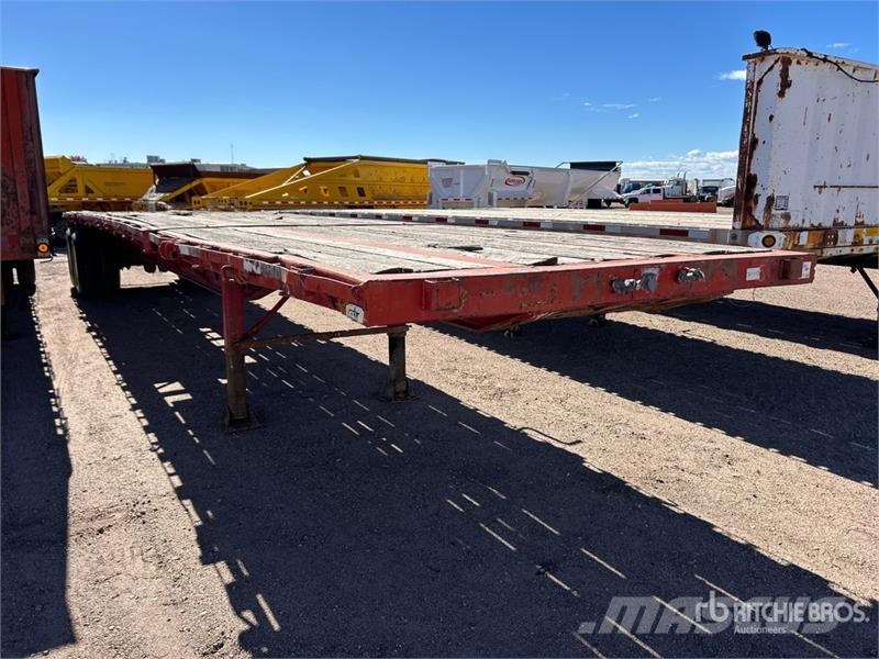 Trao 42 ft T/A Flatbed Trailer Remorque ridelle