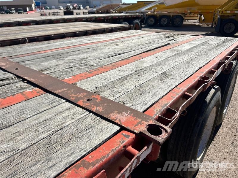 Trao 42 ft T/A Flatbed Trailer Remorque ridelle