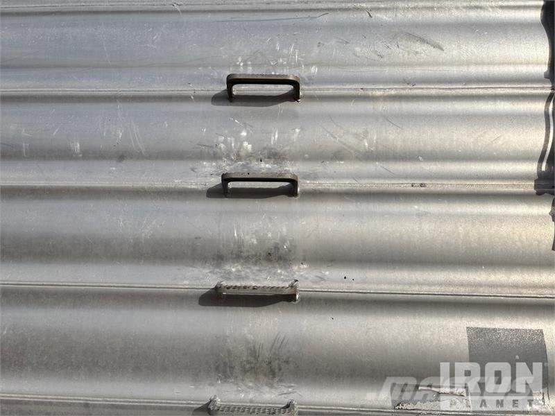 Travis 28 ft Quad/A Aluminum Sliding End Dump Trailer Remorque benne