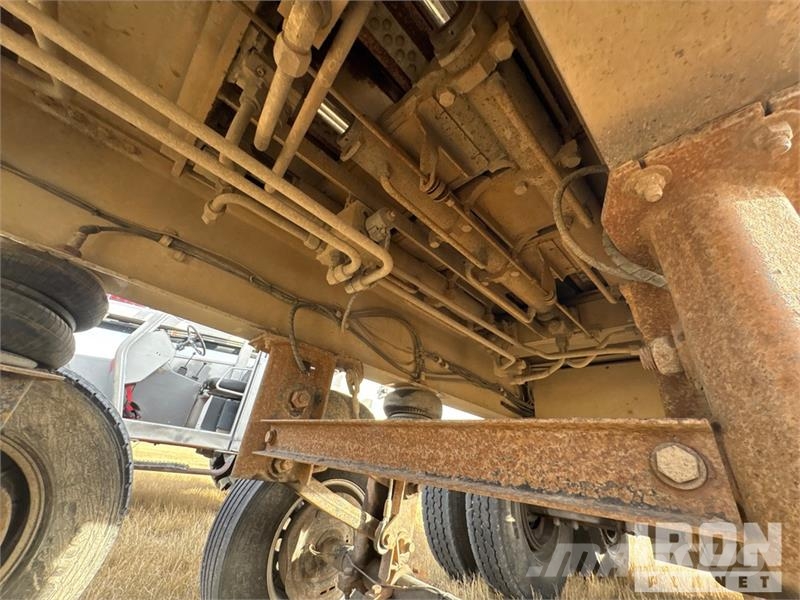 Travis 28 ft Quad/A Aluminum Sliding End Dump Trailer Remorque benne