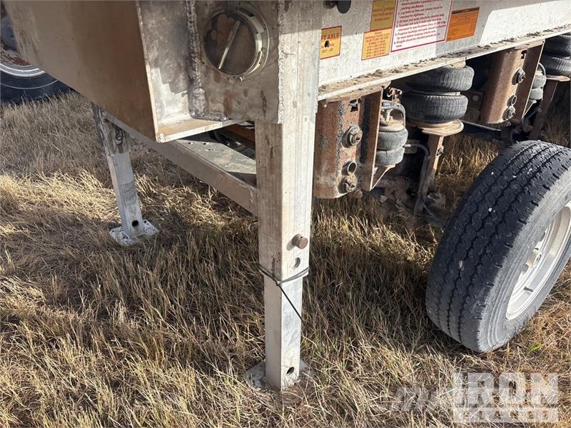Travis 28 ft Quad/A Aluminum Sliding End Dump Trailer Remorque benne