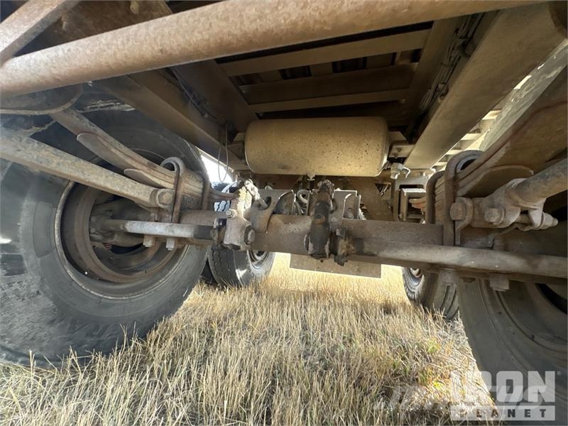 Travis 28 ft Quad/A Aluminum Sliding End Dump Trailer Remorque benne