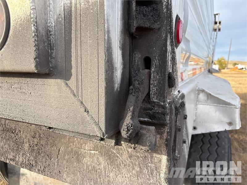 Travis 28 ft Quad/A Aluminum Sliding End Dump Trailer Remorque benne