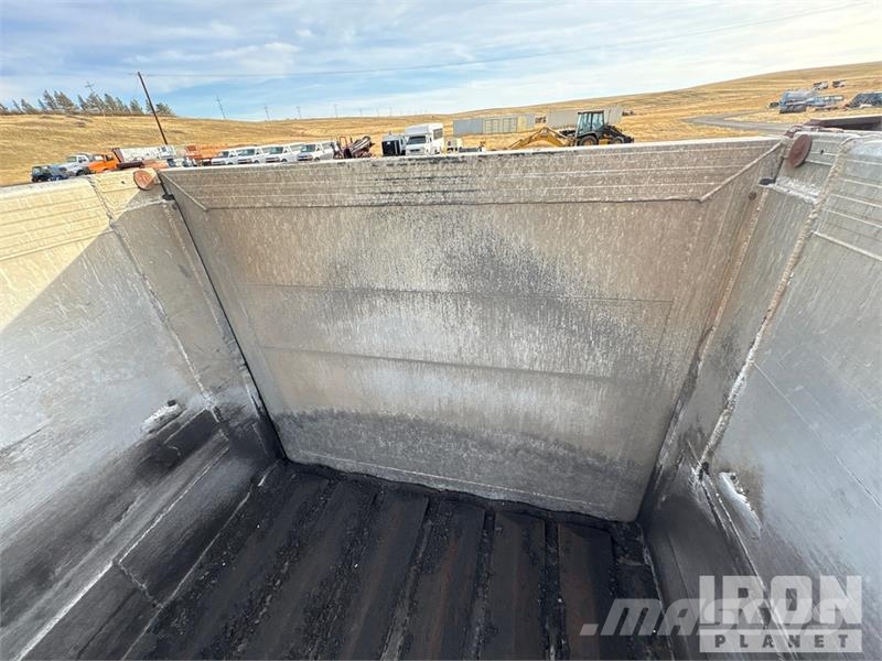 Travis 28 ft Quad/A Aluminum Sliding End Dump Trailer Remorque benne