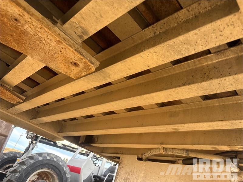 Travis 28 ft Quad/A Aluminum Sliding End Dump Trailer Remorque benne