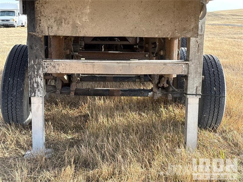 Travis 28 ft Quad/A Aluminum Sliding End Dump Trailer Remorque benne