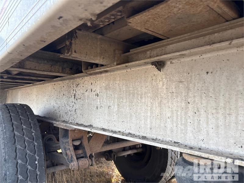 Travis 28 ft Quad/A Aluminum Sliding End Dump Trailer Remorque benne