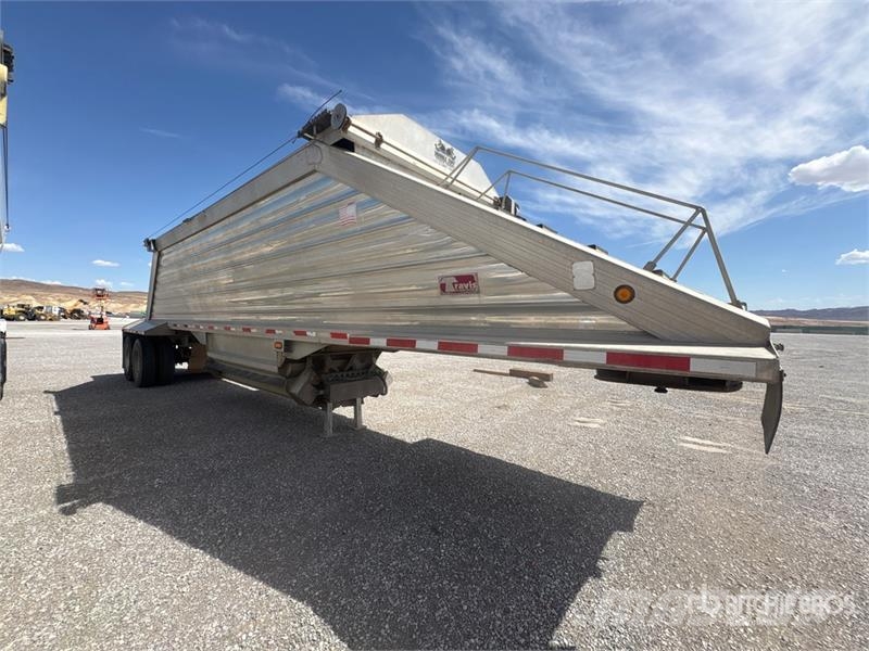 Travis 39 ft T/A Aluminum Belly Dump Trailer Sora- ja kippiperävaunut