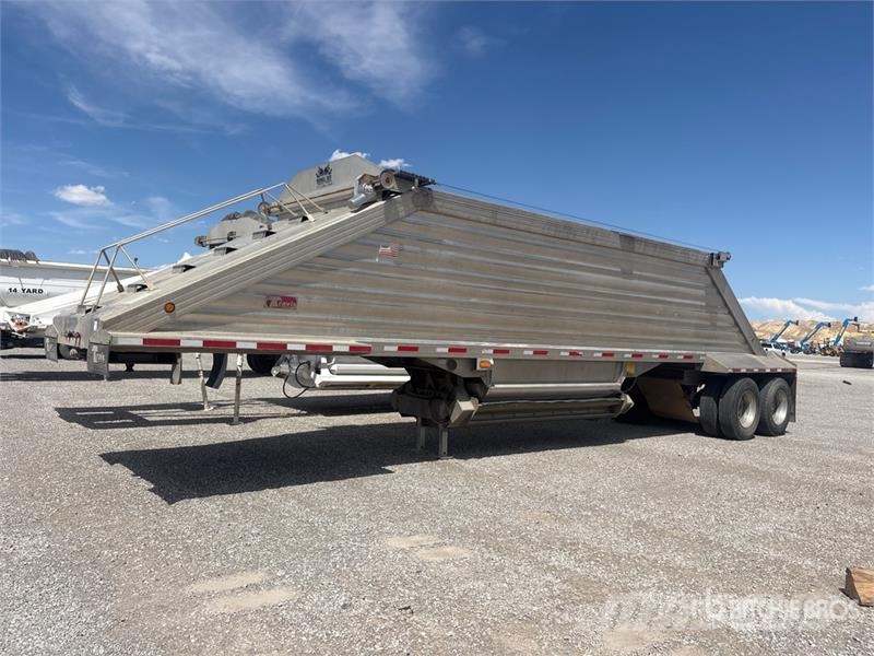 Travis 39 ft T/A Aluminum Belly Dump Trailer Sora- ja kippiperävaunut