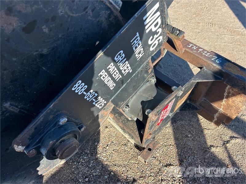 Trench Grader MP36 4 in Skid Steer Compaction Whee Gradbeništvo - drugo