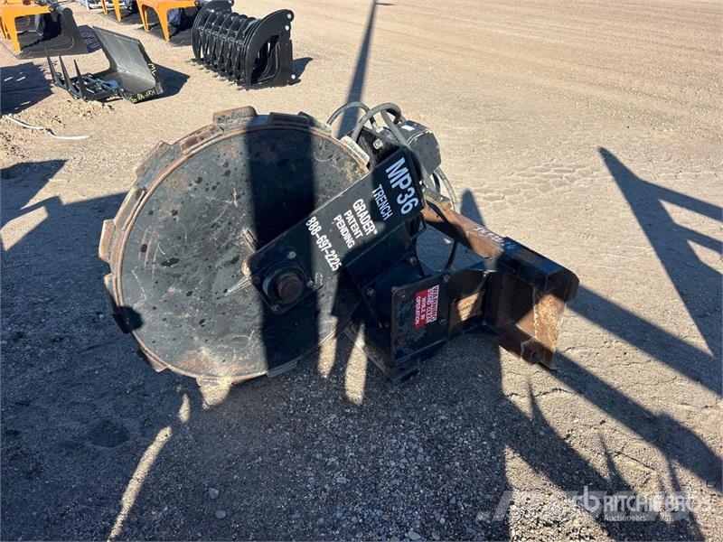 Trench Grader MP36 4 in Skid Steer Compaction Whee Gradbeništvo - drugo