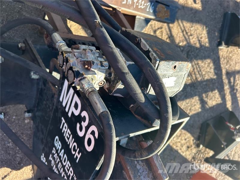 Trench Grader MP36 4 in Skid Steer Compaction Whee Gradbeništvo - drugo