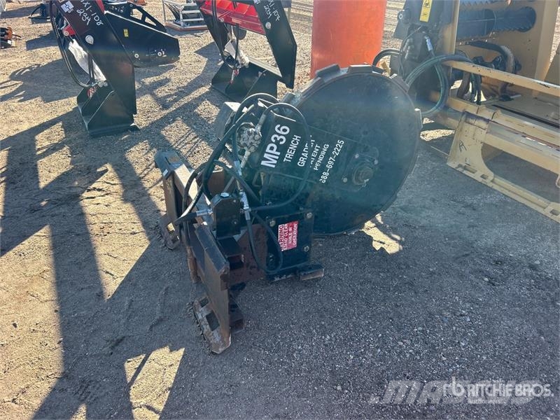 Trench Grader MP36 4 in Skid Steer Compaction Whee Gradbeništvo - drugo