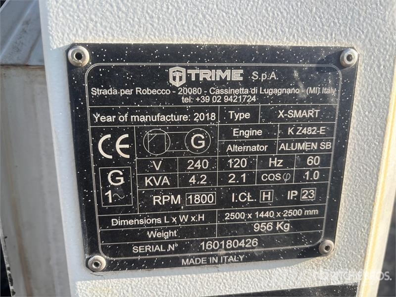 Trime EL1250H Light Tower Svetlobni stolpi