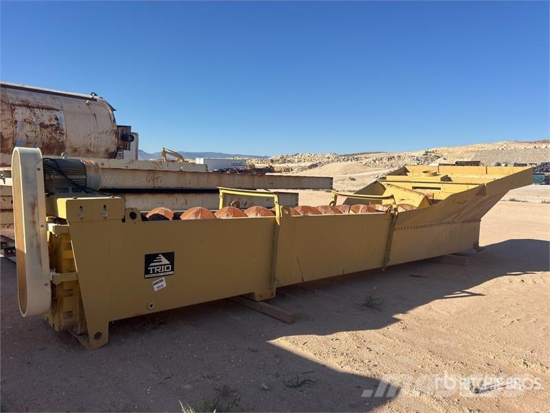 Trio Electric 32 in x 27 ft Sand Screw Material Washer Equipos de clasificación de desechos