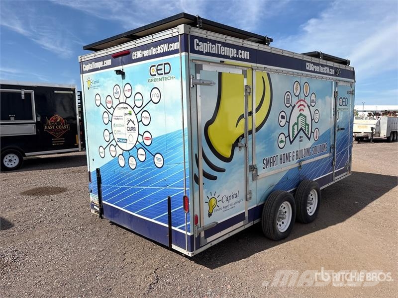 United Express Line Co 16 ft T/A Enclosed Trailer Sanduk prikolice