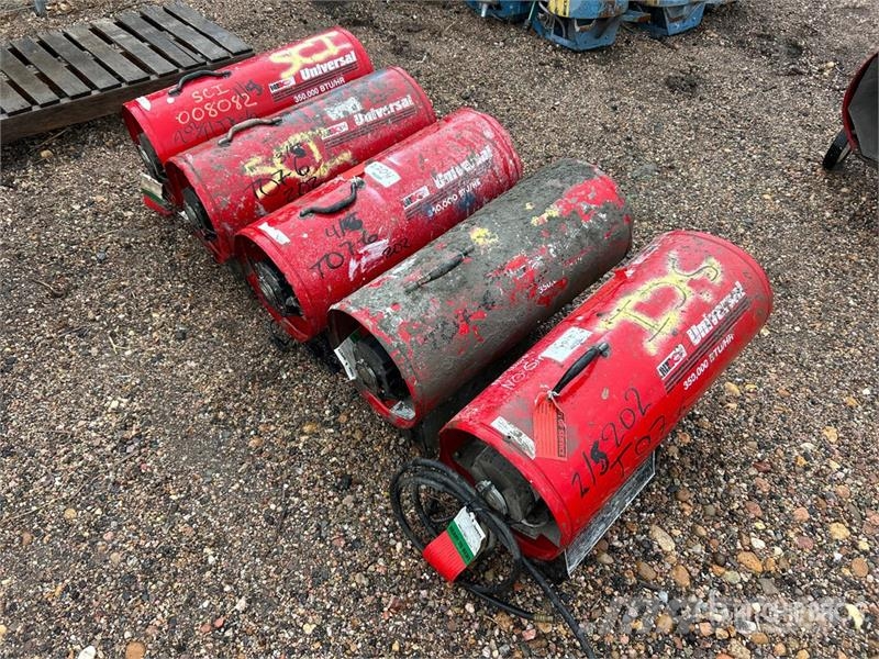 Universal of (5) Universal 350000 BTU Space Heater Heating and thawing equipment