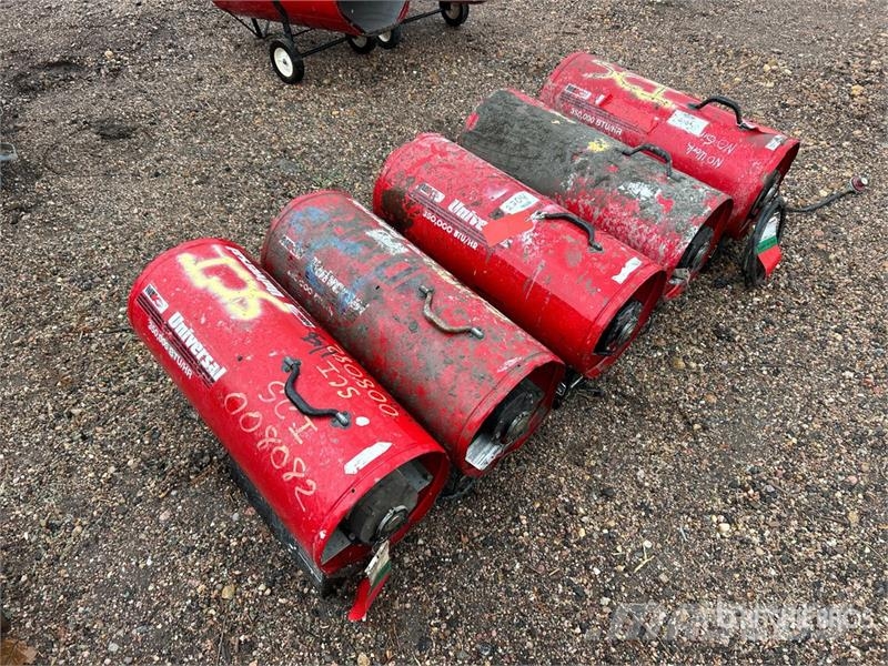 Universal of (5) Universal 350000 BTU Space Heater Heating and thawing equipment