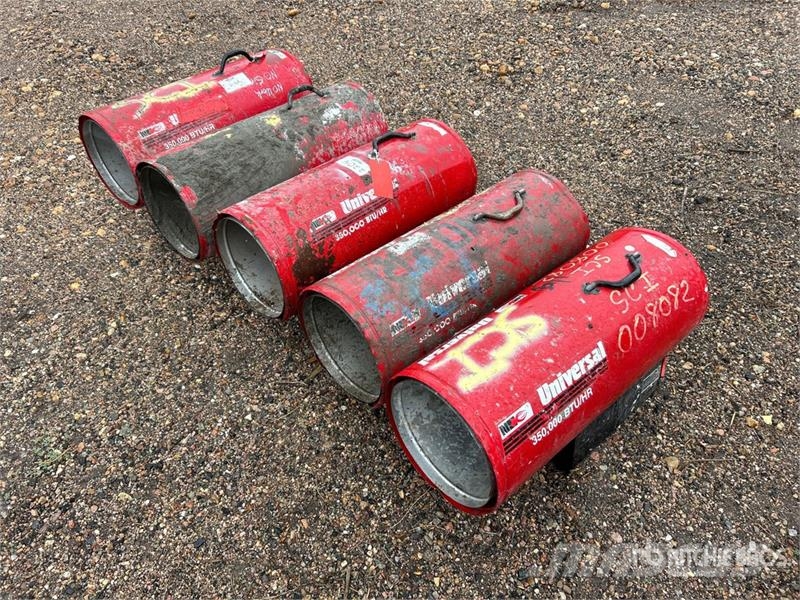 Universal of (5) Universal 350000 BTU Space Heater Heating and thawing equipment
