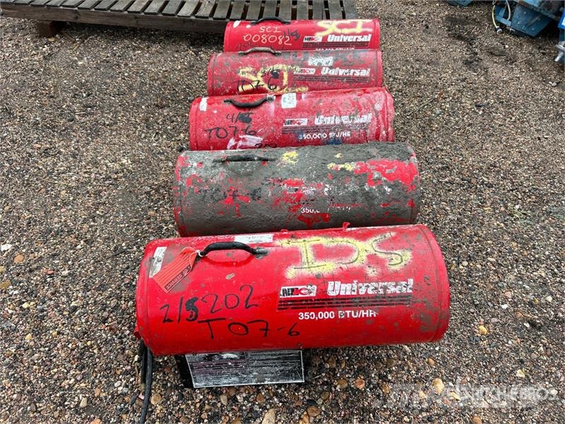 Universal of (5) Universal 350000 BTU Space Heater Heating and thawing equipment
