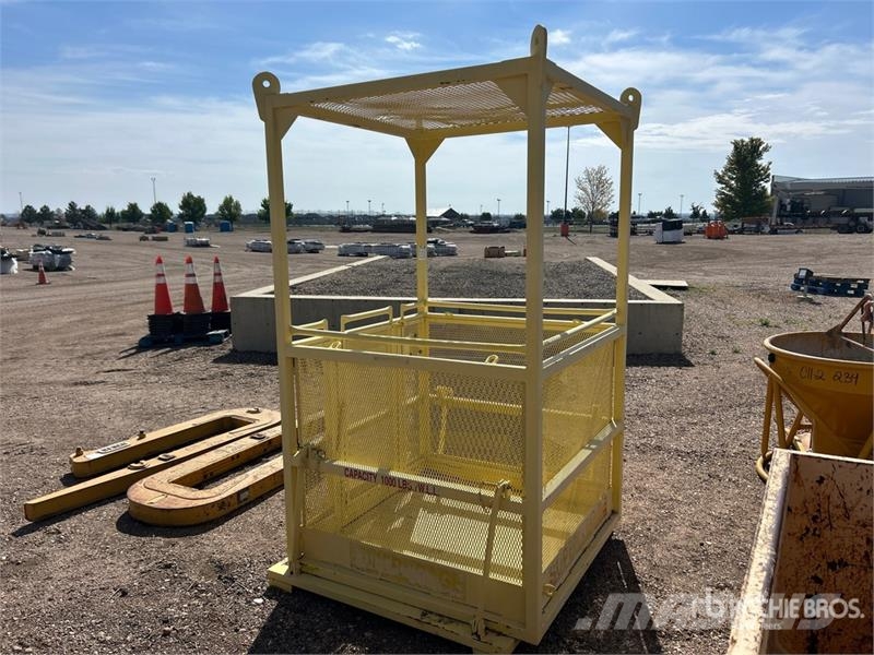 US Crane S-100 1000 lb Personnel Basket Used Personnel lifts and access elevators