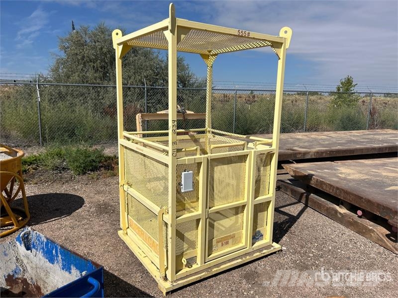 US Crane S-100 1000 lb Personnel Basket Used Personnel lifts and access elevators