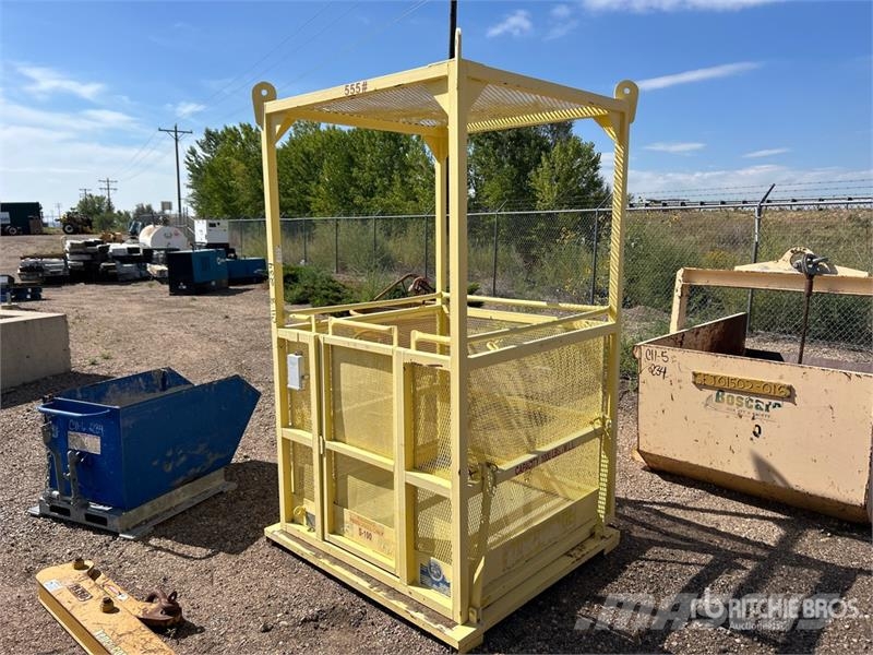 US Crane S-100 1000 lb Personnel Basket Used Personnel lifts and access elevators