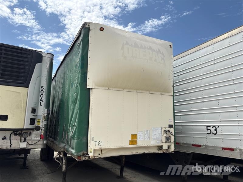 Utility 28 ft S/A Curtain Side Trailer Schuifzeilopbouw