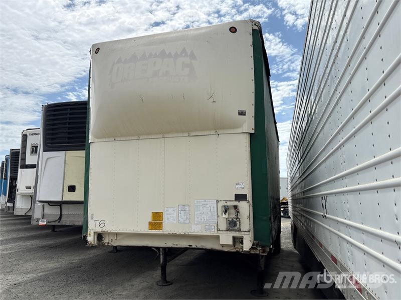 Utility 28 ft S/A Curtain Side Trailer Schuifzeilopbouw