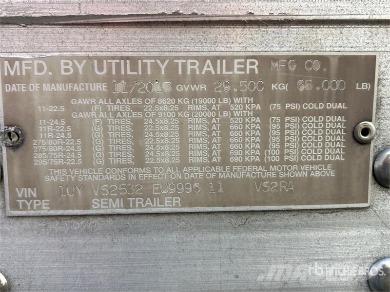 Utility 3000R 온도 조절식 세미 트레일러