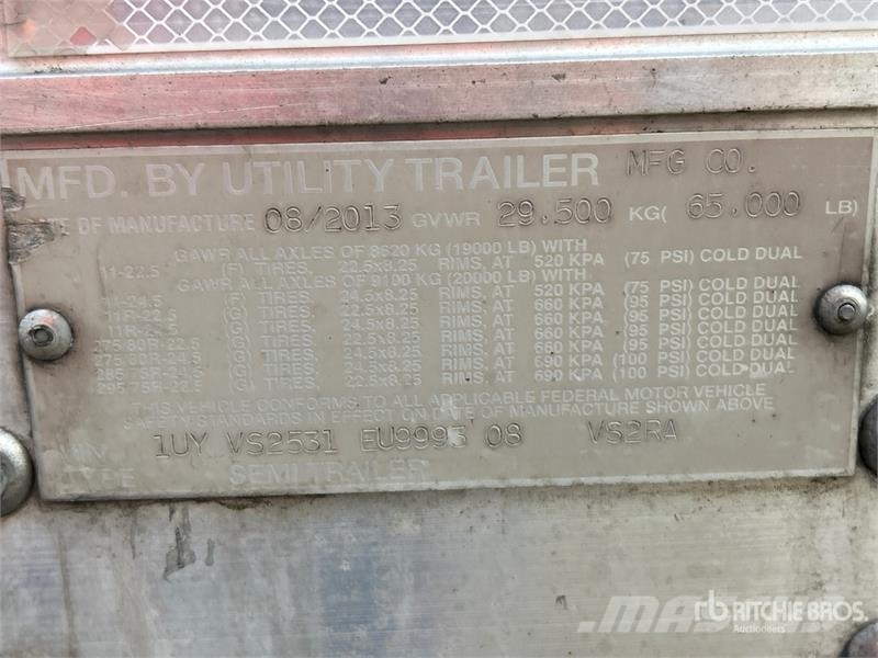Utility 3000R 控溫式半拖車