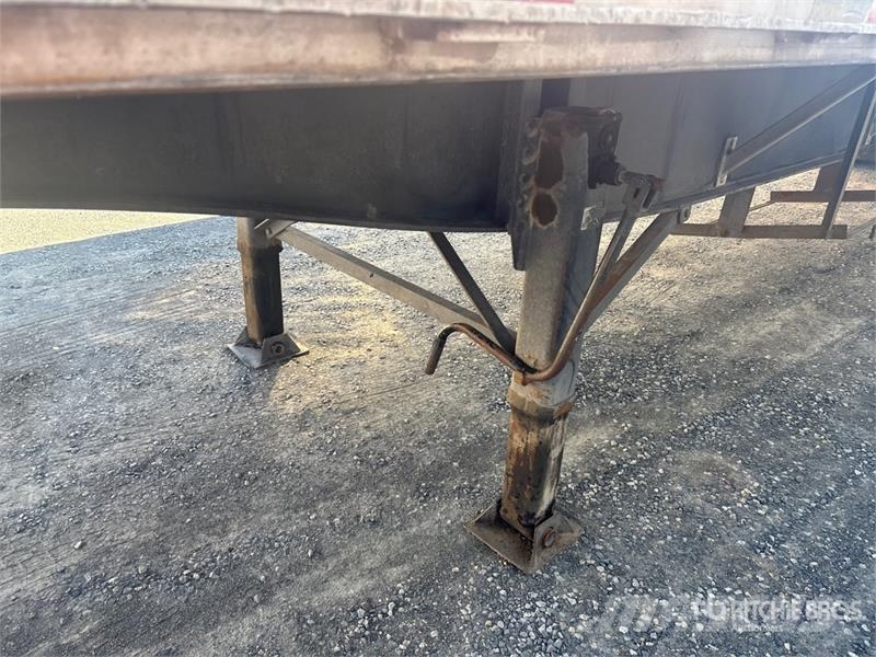 Utility 45 ft T/A Flatbed Trailer Plato/keson prikolice