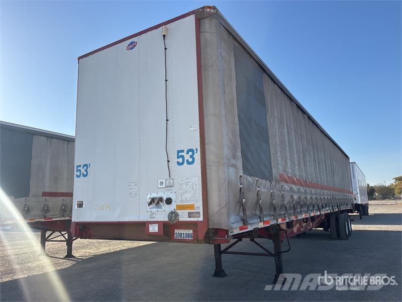 Utility 53 ft T/A Curtain Side Trailer Tents