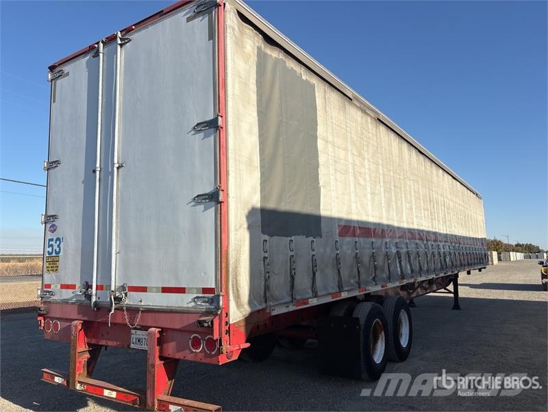 Utility 53 ft T/A Curtain Side Trailer Tents