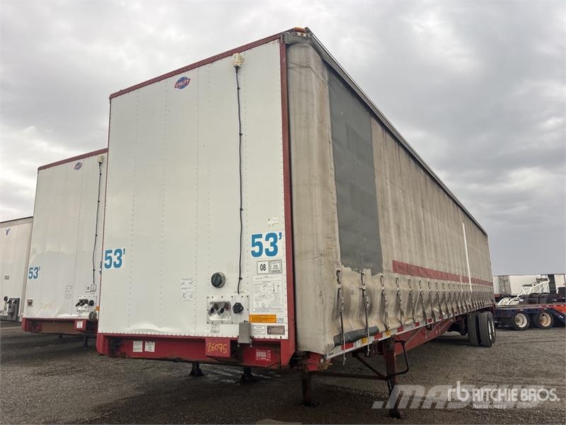 Utility 53 ft T/A Curtain Side Trailer Tents
