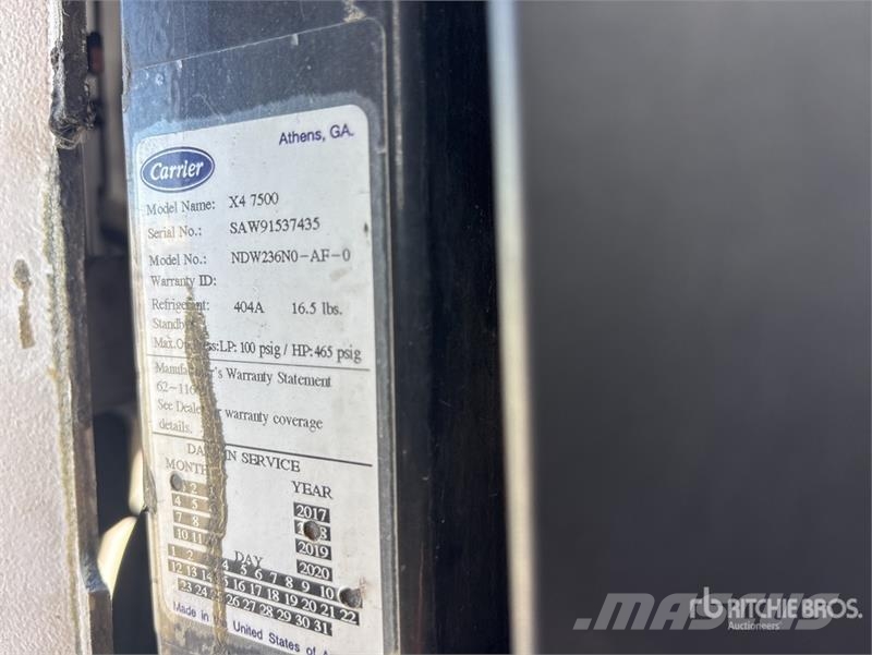 Utility 53 ft x 102 in T/A Refrigerated Trailer Semi remorque frigorifique