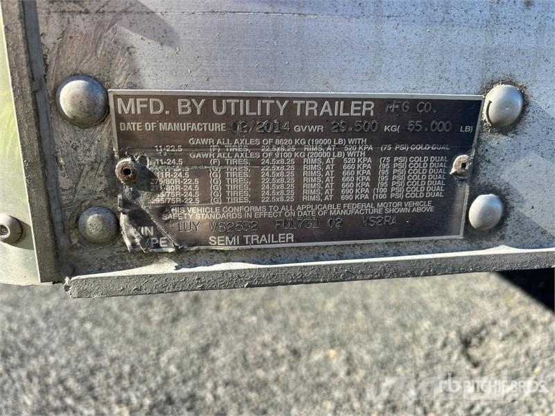 Utility 53 ft x 102 in T/A Refrigerated Trailer Semirremolques isotermos/frigoríficos