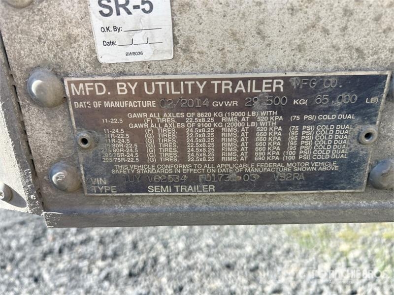 Utility 53 ft x 102 in T/A Multi -Temp Refrigerated Traile Semirremolques isotermos/frigoríficos