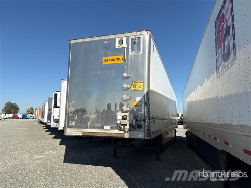 Utility 53 ft x 102 in T/A Van Trailer Gesloten opbouw trailers