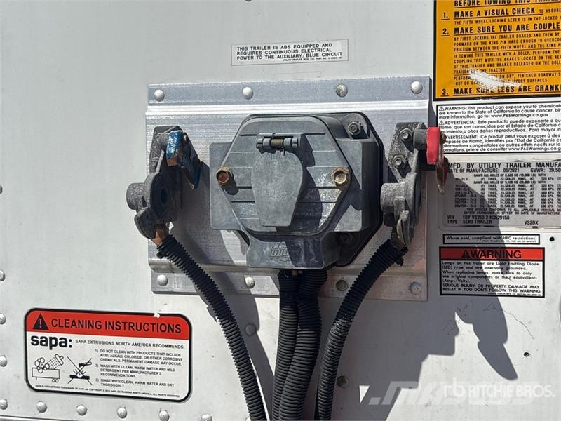 Utility 53 ft x 102 in T/A Van Trailer 厢式拖车